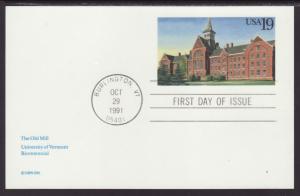 US UX159 The Old Mill U/A FDC VF