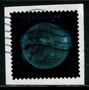 5606 US (55c) Sun Science - Solar Flare SA, used on paper