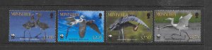 BIRDS - MONTSERRAT #1253a-d REDDISH EGRET MNH