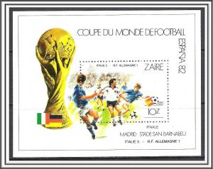 Zaire #1070 Soccer Souvenir Sheet MNH