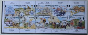 ISLE OF MAN 1994 TOURISM CENTENARY SET SG590/599  MNH ..SEE SCAN