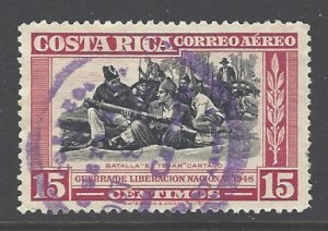 Costa Rica Sc # C189 used (DT)