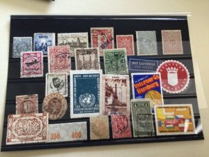 World mixed back of the book miscellaneous items stamps A15995