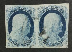 MOMEN: US #9 PAIR USED #26344