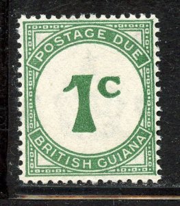 British Guiana #J1, Mint Hinge.