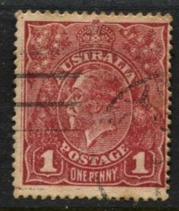 STAMP STATION PERTH Australia #21 KGV Head Used Wmk.9 - CV$1.75