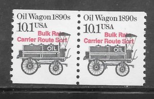 #2130a MNH Pair Red Precancel.