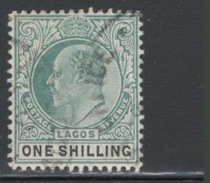 Lagos 1904 King Edward VII 1sh Scott # 56 Used