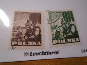 Poland  #  693-94  used