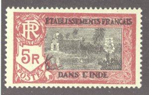 French India, Scott #99, MNG