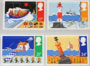 GB MNH Scott 1107-1110, 1985 issue, Safety at sea, set of 4, Free Shipping