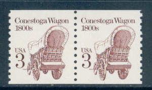 2252 3c Conestoga Wagon Fine MNH Pair