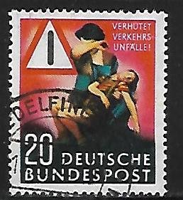 Germany - Prevent Traffic Accidents  20pf - Scott #694 - F- VF - Used