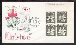  Canada Christmas 1965 Label FDC BIN