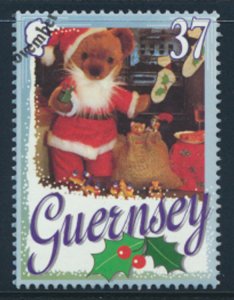 Guernsey  SG 750  SC# 612 Christmas 1997 Teddy Bears FD Cancel see scan