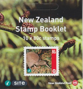 2014 New Zealand - Regional Stamp Booklet #1 - 10 x 80c - Self Adhesive CAL