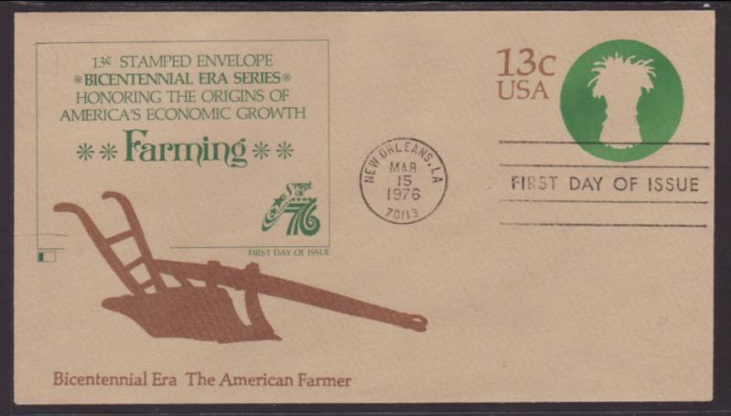 US U573 Farming Fleetwood U/A FDC