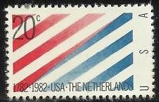 SCOTT  2003 US & NETHERLANDS  20¢  SINGLE  MINT NEVER HINGED  SHERWOOD STAMP