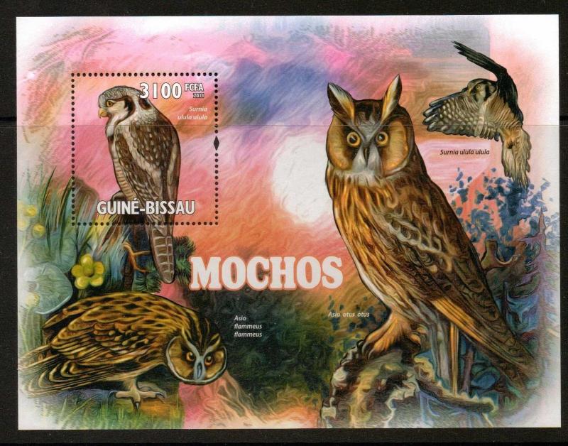 G.BISSAU 2011 OWLS SHEET MNH 