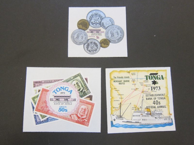 Tonga 1973 Sc 317-21,C125-9,CO66-8 set(13) MH