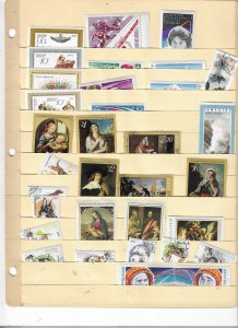 RUSSIA COLLECTION ON STOCK SHEET MINT/USED