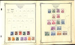 Bohemia Moravia Stamp Collection 11 Scott Specialty Pages, 1939-44 German (BF)