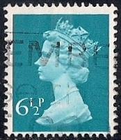 Great Britain #631A 6 1/2P Queen Elizabeth 2, used F-VF