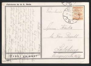 3rd Reich Germany 1929 SA Berlin Donation Card Propaganda Card USED Austr 112608