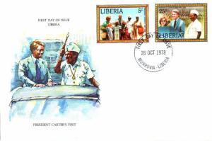 Jimmy Carter Liberia FDC