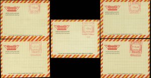 Spain Aerogramme Airmail Postage Cover Collection Europe 1970-1975 Mint