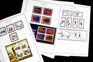 COLOR PRINTED NEW ZEALAND 2016-2020 STAMP ALBUM PAGES (103 illustrated pages)