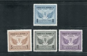 El Salvador 613, C122-C124 UPU Anniversary Stamp Set MNH 1949 Air Mail