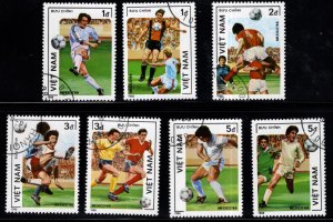 Viet Nam Scott 1606-1612 Used NGAI Soccer set