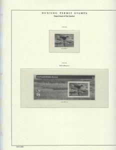 US SCHAUBEK/SCOTT ALBUM 2000-2004- HINGELESS PAGES- BINDER WITH DUST COVER