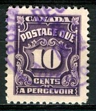 Canada 1935: Sc. # J20; Used Single. Stamp