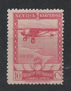 SPAIN SC# C7 AVF OG 1929