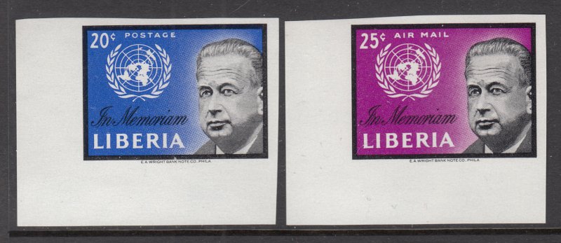 Liberia 401,C137 Imperfs MNH VF