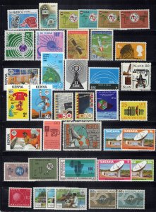 Communications Stamp Collection All MNH Telephone Satellites ZAYIX 0324S0058