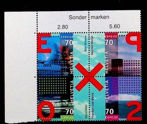 SWITZERLAND Sc 1115 NH issue of 2002 - MODERN TECHNOLOGY - (WS25)