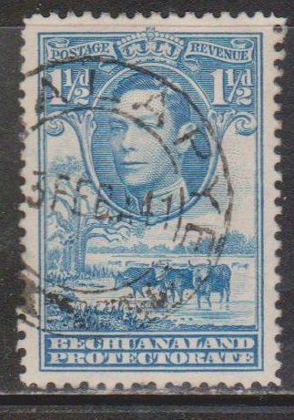 BECHUANALAND PROTECTORATE Scott # 126 Used - KGVI & Cattle