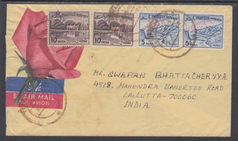 Bangladesh, Pakistan Sc 132b, 134a on 1972 Cover