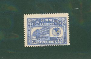 Venezuela 395 N.G MH BIN $1.00