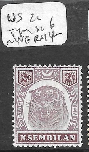 MALAYA NEGRI SEMBILAN  (P0311B) TIGER 2C  SG 6  MNG