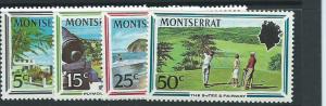 Montserrat SG 259 - 262 set Tourism   MLH