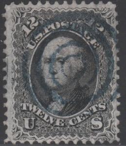 #97 USED VF (APP.) WITH BLUE TARGET CANCEL; PSE CERT CV $300.00 BL6095