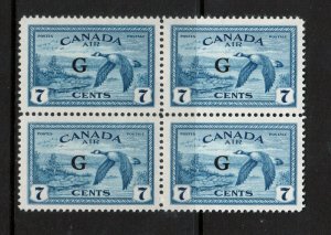 Canada #CO2 Very Fine Never Hinged Block