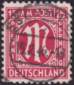 Germany Occupation - AMG Issue 1945-46, Type II #3N1-3N20 vf u