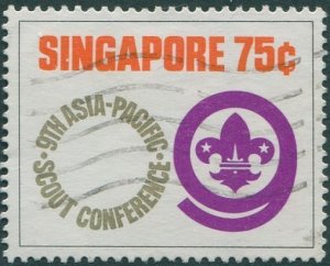 Singapore 1974 SG234 75c Scout Conference p13 FU