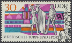 German Democratic Republic  SC# 1122  CTO Sports  see details and scans 