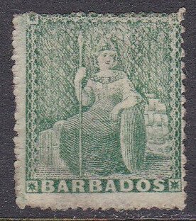 Barbados Sc #13 Used; Mi #6a